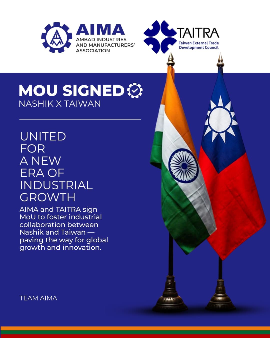 New Era of Industrial Growth — AIMA × TAITRA Partnership