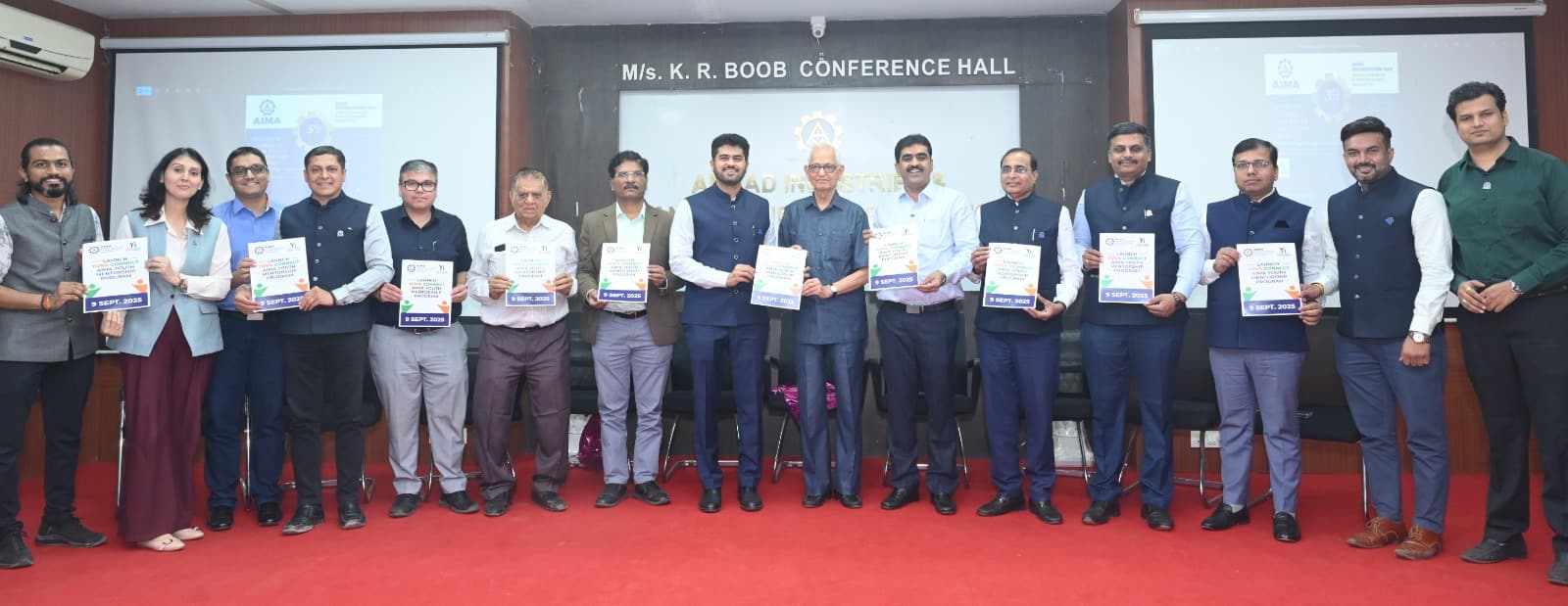 AIMA Celebrates 39th Foundation Day with Enthusiasm
